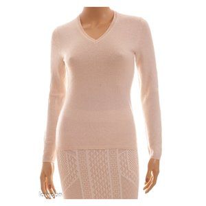 LORD & TAYLOR 100% Cashmere V-Neck Sweater